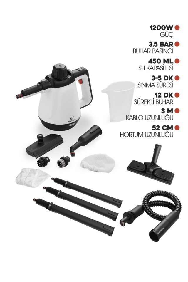 CB- 02A  Buharlı Temizlik Makinası - Buharlı Temizleyici - Floor Max Set