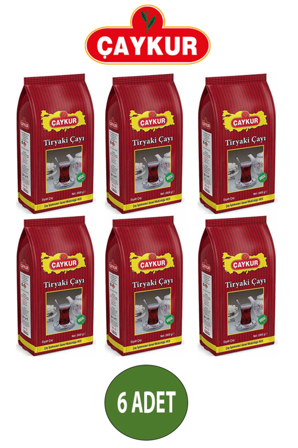 Tiryaki 2000 Gr. 6 Adet ( 12 Kilogram )