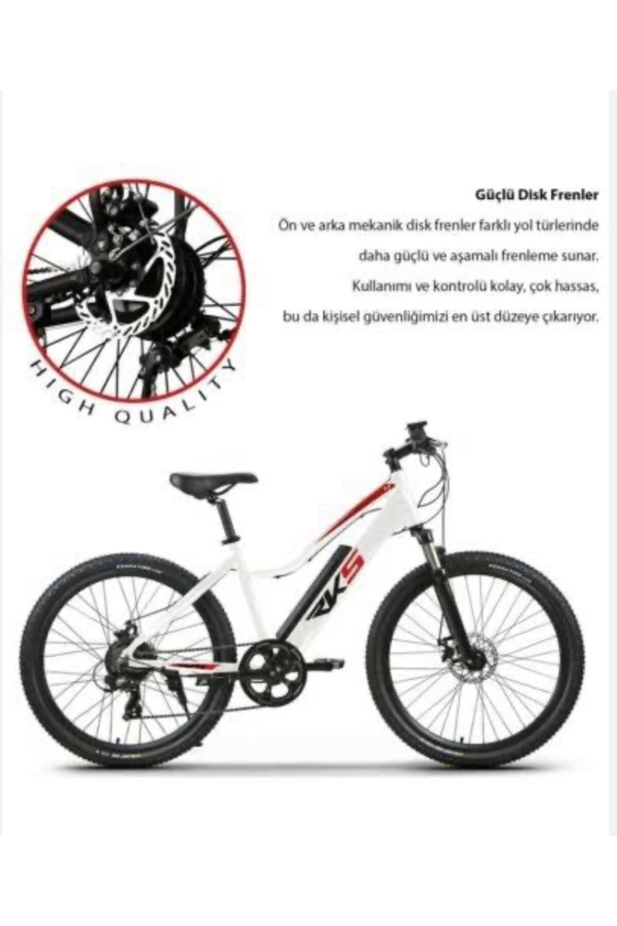 T7 Pedal Destekli Elektrikli Bisiklet