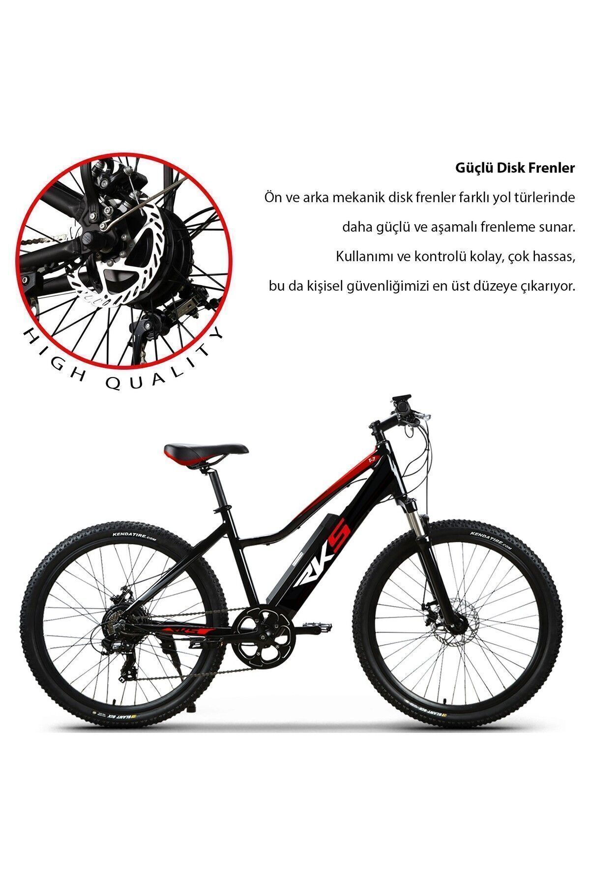 T7 Pedal Destekli Elektrikli Bisiklet