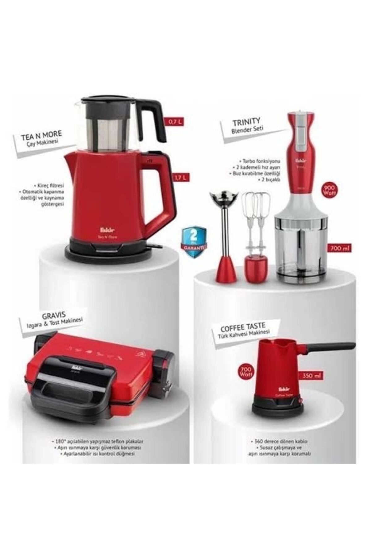 Rogue Serisi 4'lü Elektronik Çeyiz Seti