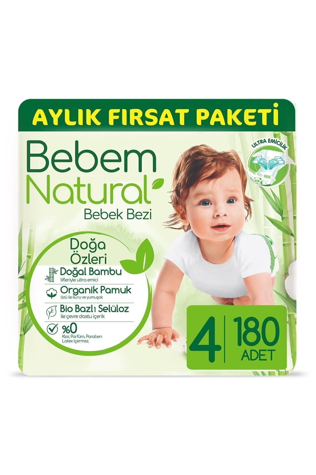 Bebek Bezi Aylık Fırsat Paketi Maxi 4 No 180 Li