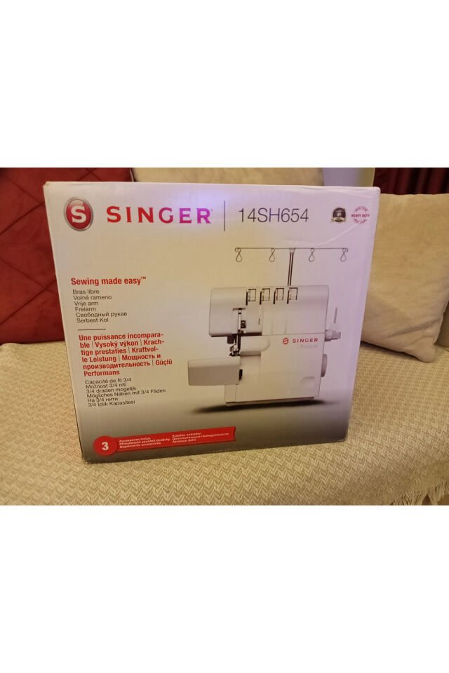 Singer 14 Sh 654 4 Iplik Overlok Makinesi