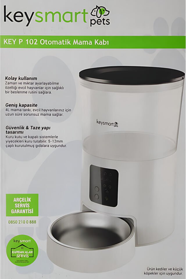 Pet Otomatik Mama Kabı Kedi Köpek Mama Kabı Kedi ve Köpek Mama Su Kabı