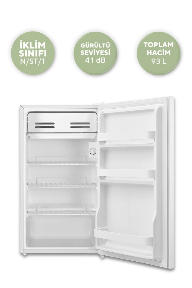 93 L Beyaz Büro Tipi Mini Buzdolabı HMB-110