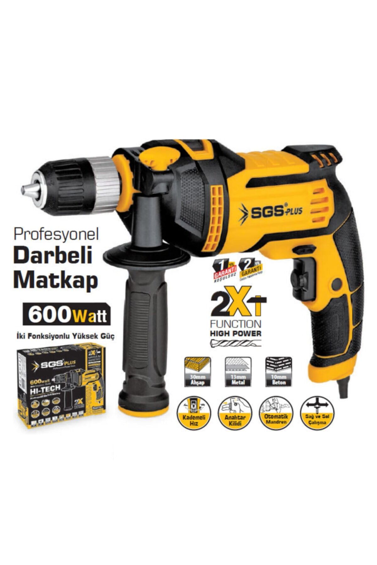 5141 Profesyonel Darbeli Matkap - 600 Watt